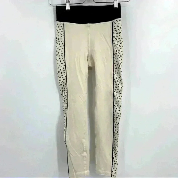 Vimmia Women's Meow Side Print Piped Half & Half Midrise Leggings Size S - Picture 10 of 14